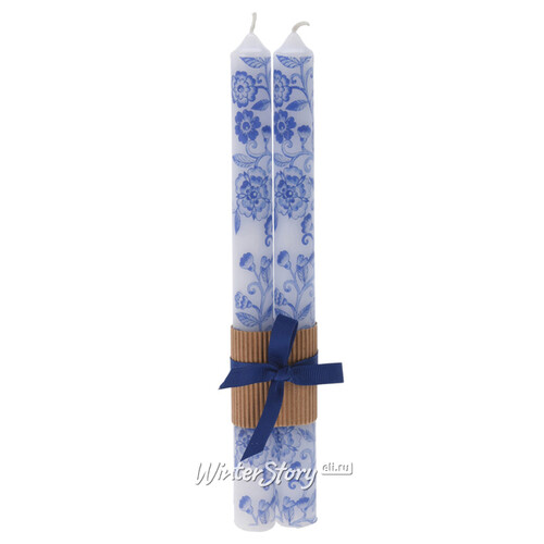Высокие свечи Romantic Florete 25 см, 2 шт Koopman