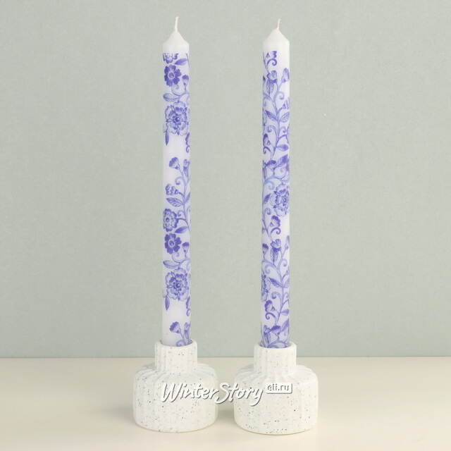 Высокие свечи Romantic Florete 25 см, 2 шт Koopman