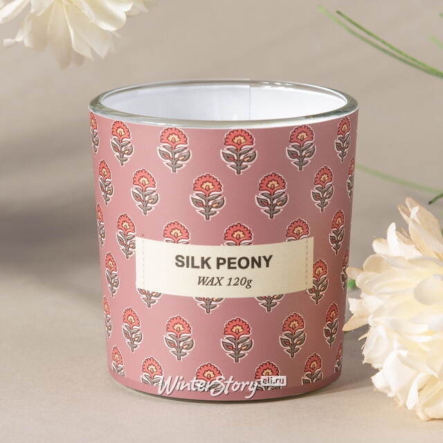 Ароматическая свеча Прованс - Silk Peony 8 см Koopman