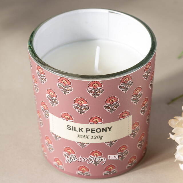 Ароматическая свеча Прованс - Silk Peony 8 см Koopman