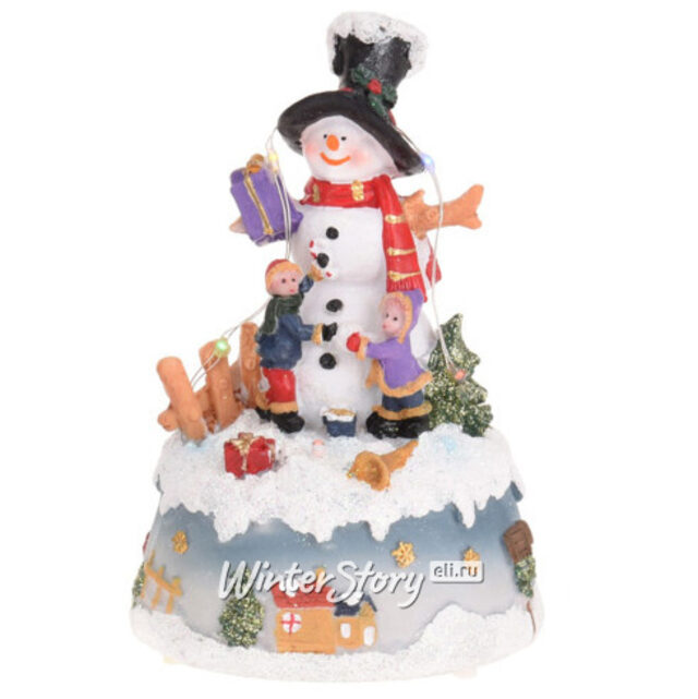 Светящаяся композиция Снежное Рождество 16*11 см Koopman