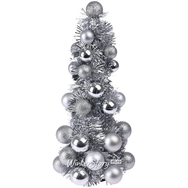Настольная елка Fevaldo: Silver 33 см, фольга Koopman