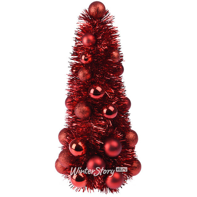 Настольная елка Fevaldo: Ruby 33 см, фольга Koopman