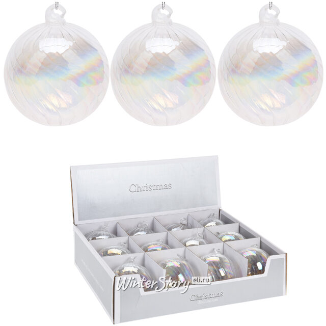 Набор елочных украшений Зимний Хрусталь, 42 игрушки Снегурочка