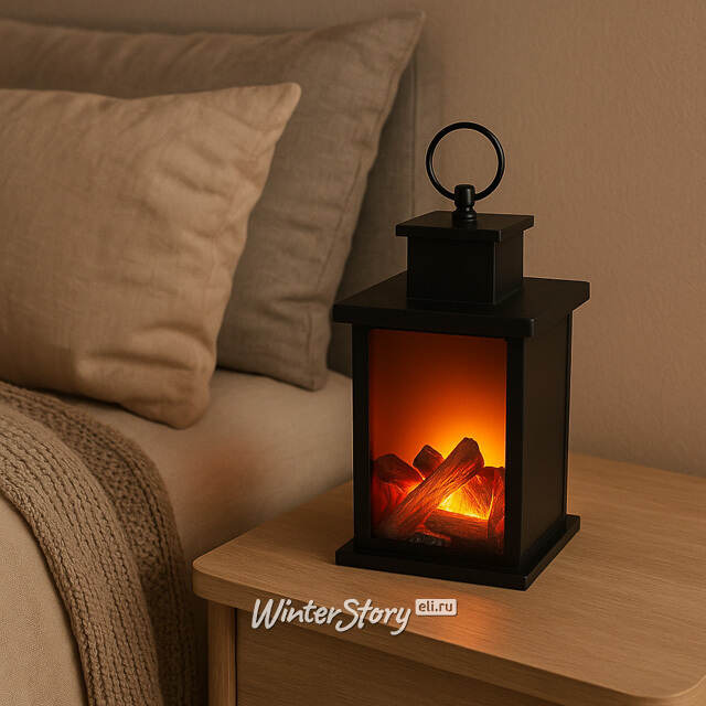 Декоративный фонарь-камин Classic 24 см, на батарейках Koopman