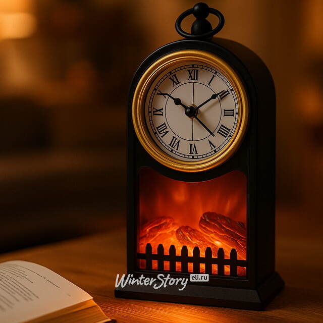 Настольные часы Адальэльма 26*15 см с камином Koopman