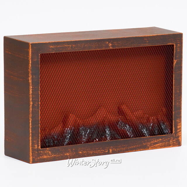 Светодиодный камин Bradburg 30*21 см, на батарейках Koopman