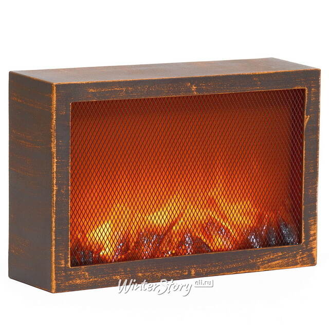 Светодиодный камин Bradburg 30*21 см, на батарейках Koopman