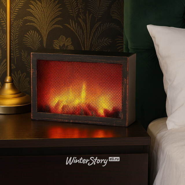 Светодиодный камин Bradburg 30*21 см, на батарейках Koopman