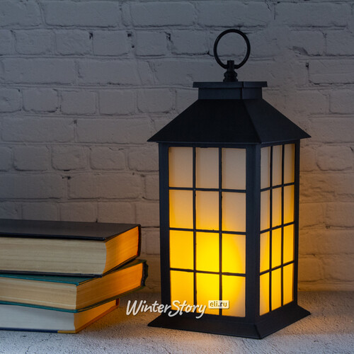 Светодиодный светильник-фонарь с имитацией пламени Лофотен Check 30 см, на батарейках Koopman
