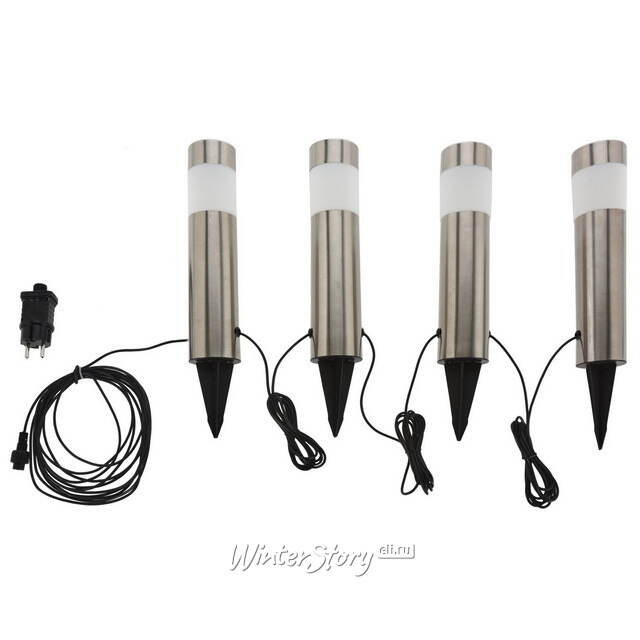 Набор садовых светильников Richwood 37 см, 4 шт, IP44 Koopman