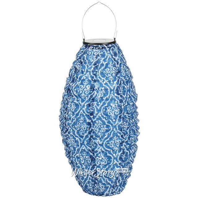 Подвесной светильник на солнечной батарее Solar Vittore 45*20 см синий, IP44 Koopman