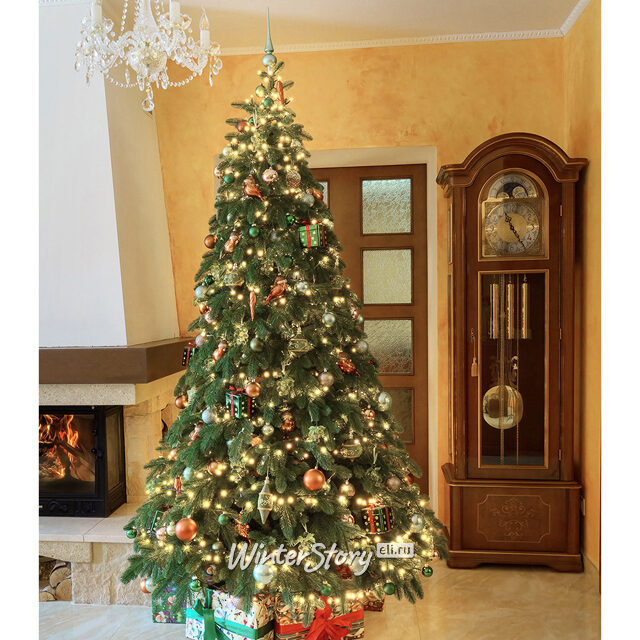 Искусственная елка Афродита 240 см, ЛИТАЯ 100% Царь Елка