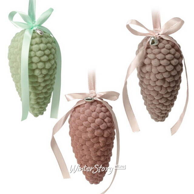 Набор елочных игрушек Шишки Bakoli - Verduno 13 см, 18 шт Koopman