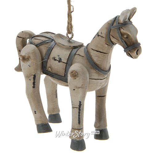 Елочная игрушка Ретро - Лошадка 9 см, подвеска Koopman