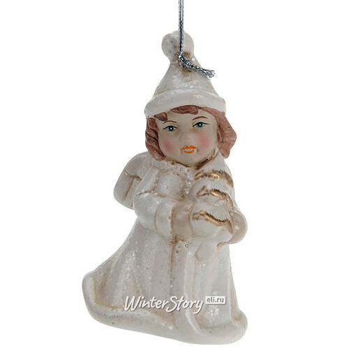 Елочная игрушка Рождественский Ангел 8*5*4 см, подвеска Koopman