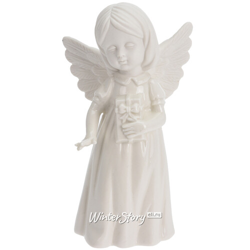 Фарфоровая статуэтка Малышка Ангел 16 см с подарком Koopman
