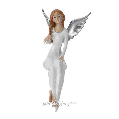 Статуэтка Ангел Шарлотта с серебряными крыльями 16 см Koopman