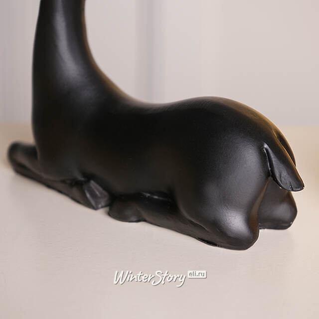 Декоративная фигурка Олень Кензо 21 см черная Koopman