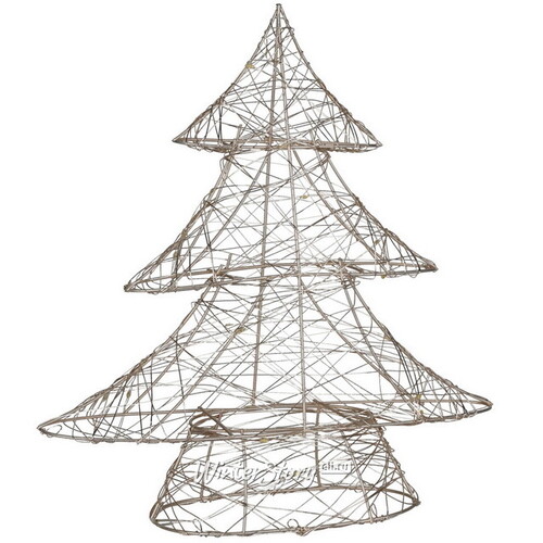 Светодиодная елка Монтелло Голден 30 см, 20 теплых белых LED, таймер, на батарейках Koopman