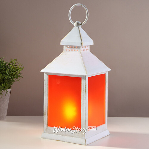Декоративный фонарь с имитацией пламени Варнек 23 см, таймер, на батарейках Koopman