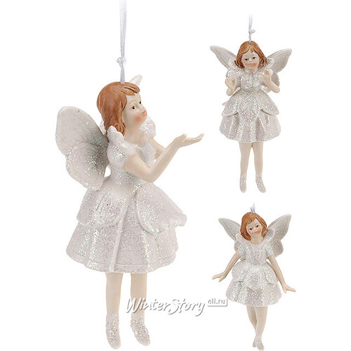 Елочная игрушка Девочка - Ангелочек в танце 13*7*7 см, подвеска Koopman