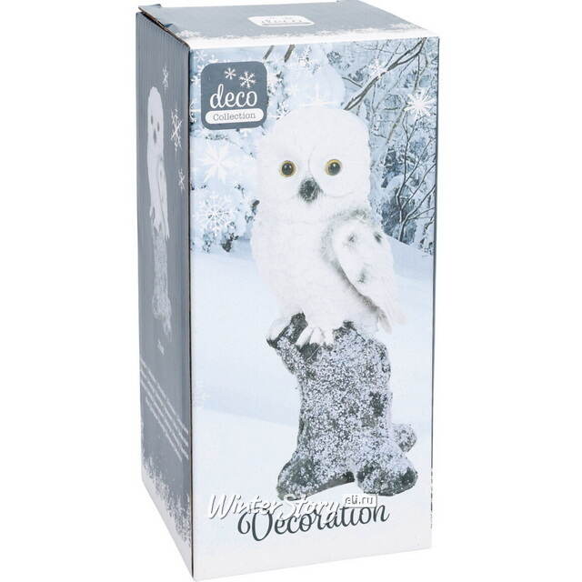 Декоративная фигурка Сова Манфредо на дереве 21 см Koopman