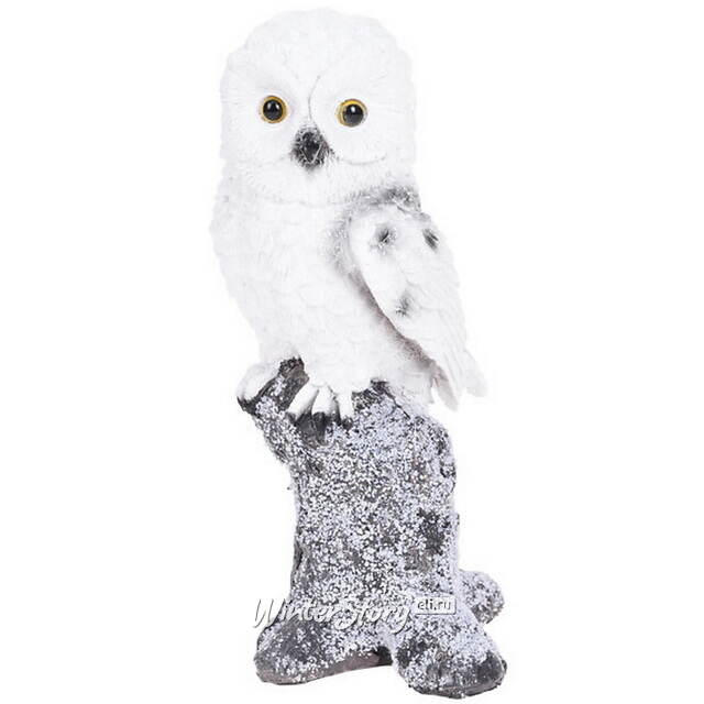 Декоративная фигурка Сова Манфредо на дереве 21 см Koopman