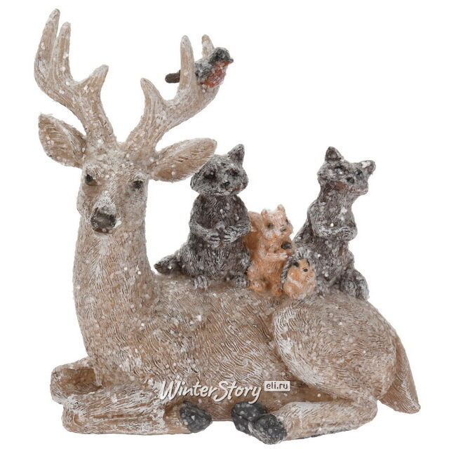 Новогодняя статуэтка Дружба Навсегда 15 см Koopman