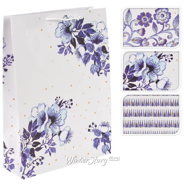 Подарочный пакет Motivi di Delft - Stampa Linea 35*25 см Koopman