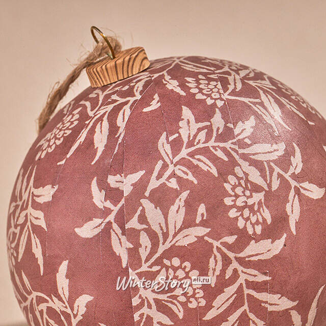 Набор елочных шаров Modello Floreale 8 см, 6 шт Koopman