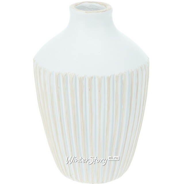 Ваза для цветов Longiano 16 см белая Koopman