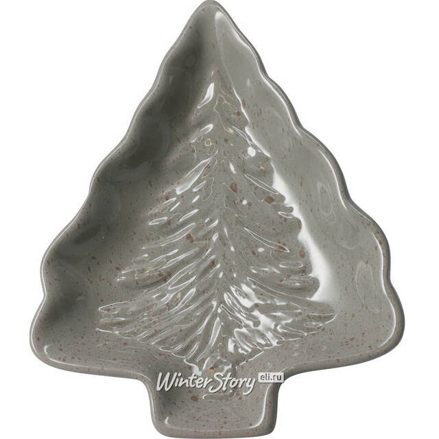 Сервировочное блюдо Елочка - Lorenzana 12 см, фарфор Koopman