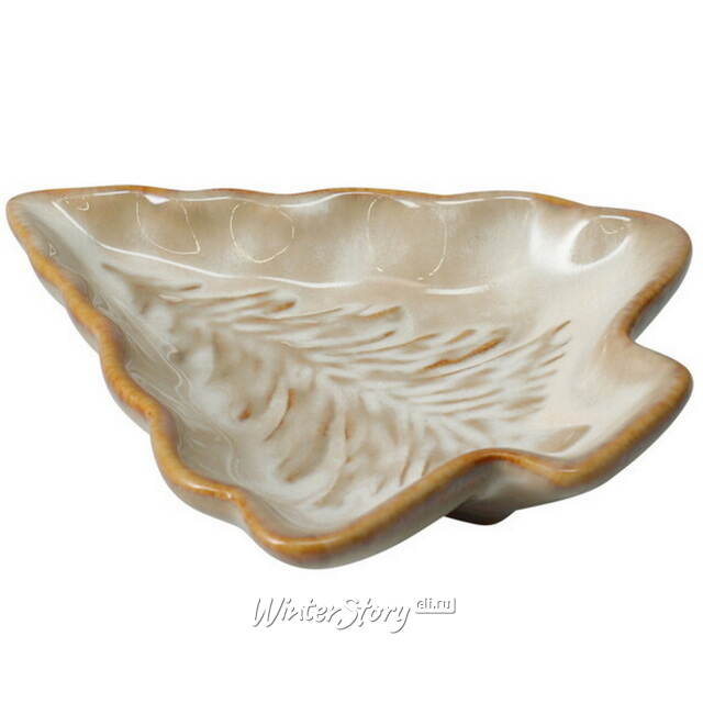 Сервировочное блюдо Елочка - Lucera 12 см, фарфор Koopman