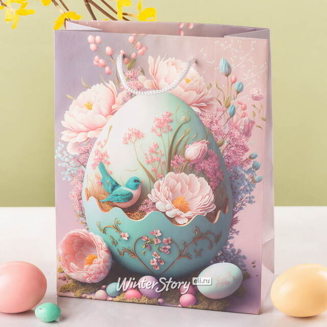 Подарочный пакет Пасхальный натюрморт 23*17 см Koopman