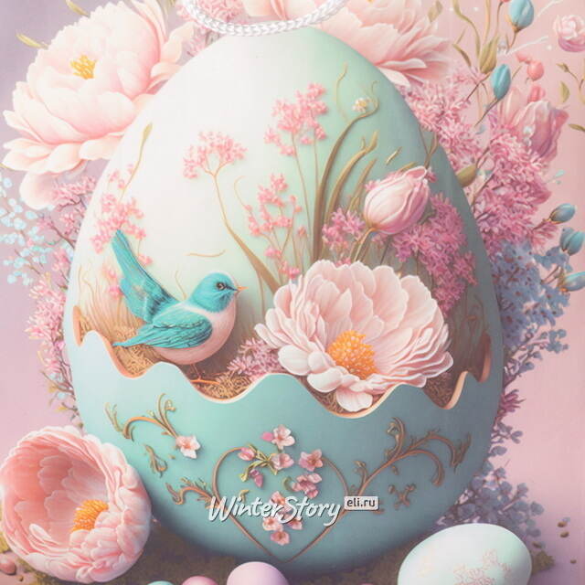 Подарочный пакет Пасхальный натюрморт 23*17 см Koopman