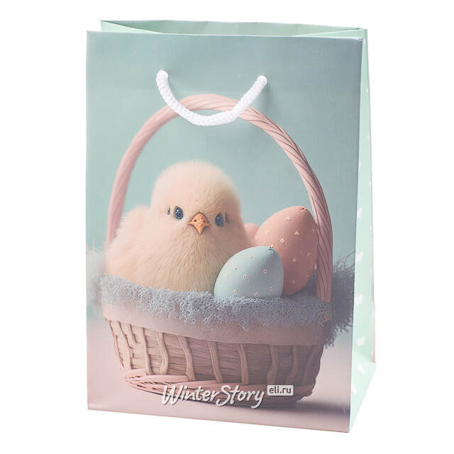 Подарочный пакет Пасхальный Цыпленок 16 см Koopman