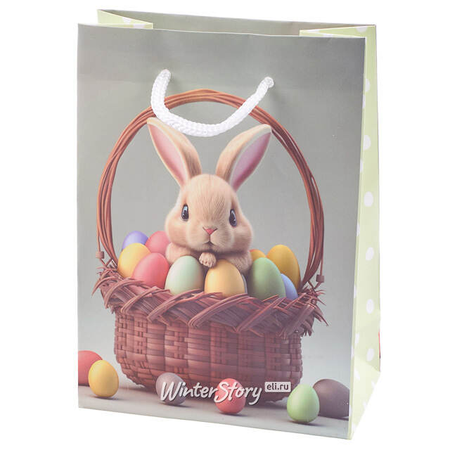 Подарочный пакет Пасхальный Кролик 16 см Koopman