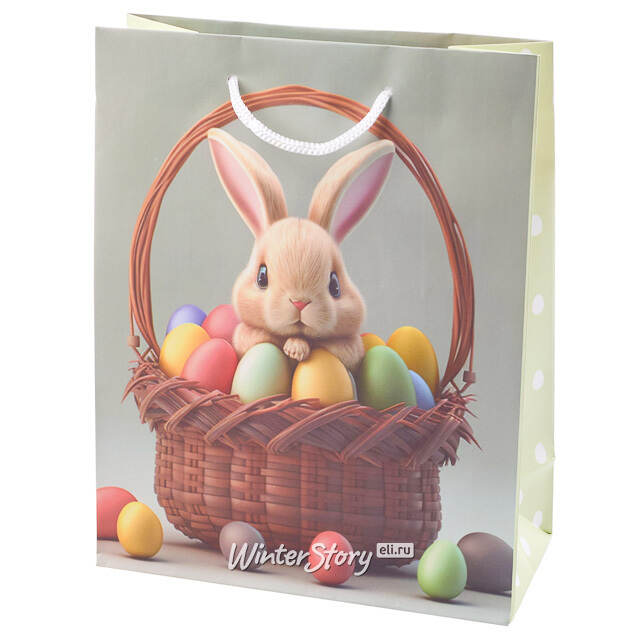 Подарочный пакет Пасхальный Кролик 23 см Koopman