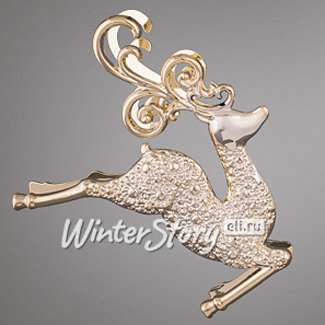 Елочная игрушка Олень Королевский 11 см, подвеска Holiday Classics