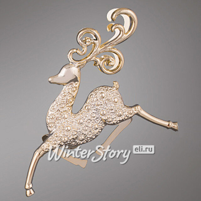 Елочная игрушка Олень Королевский 11 см, подвеска Holiday Classics