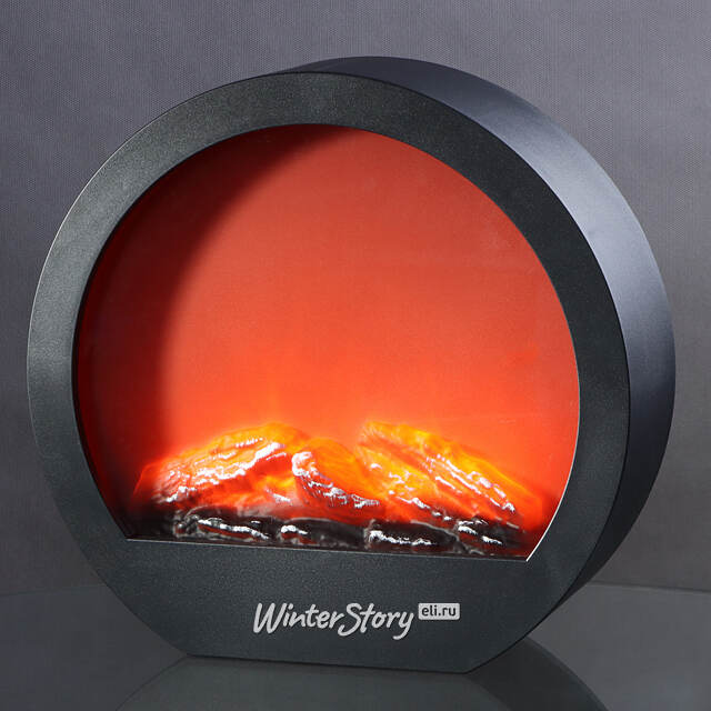 Светодиодный камин Elblack 33*34 см, на батарейках Koopman