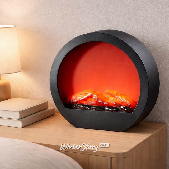 Светодиодный камин Elblack 33*34 см, на батарейках Koopman