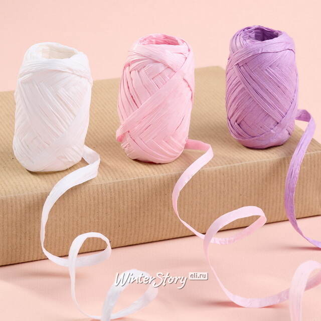 Набор лент для упаковки подарков Рафия - Лиловое Настроение 10 м, 3 шт Koopman