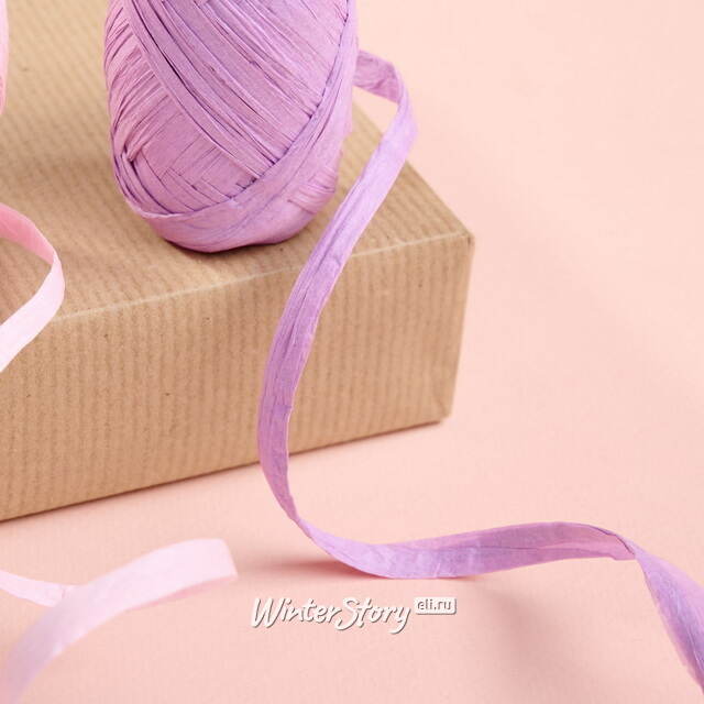 Набор лент для упаковки подарков Рафия - Лиловое Настроение 10 м, 3 шт Koopman