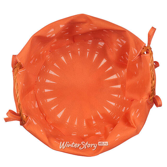 Декоративная корзина Симпл 21*9 см оранжевая Koopman