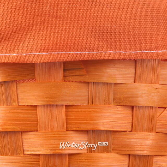 Декоративная корзина Симпл 21*9 см оранжевая Koopman