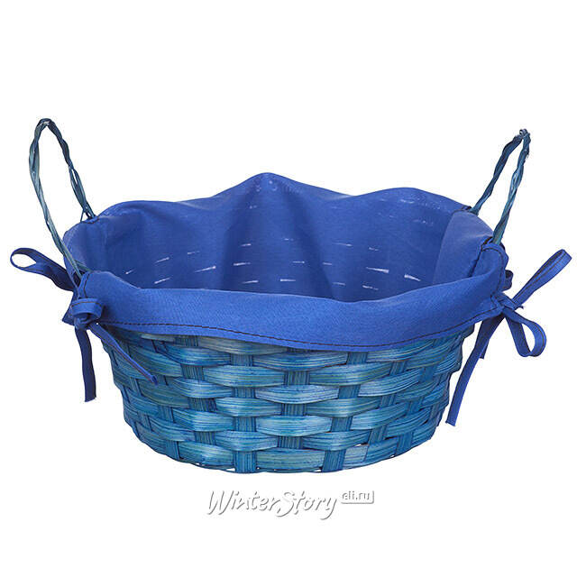 Декоративная корзина Simple 21*9 см синяя Koopman