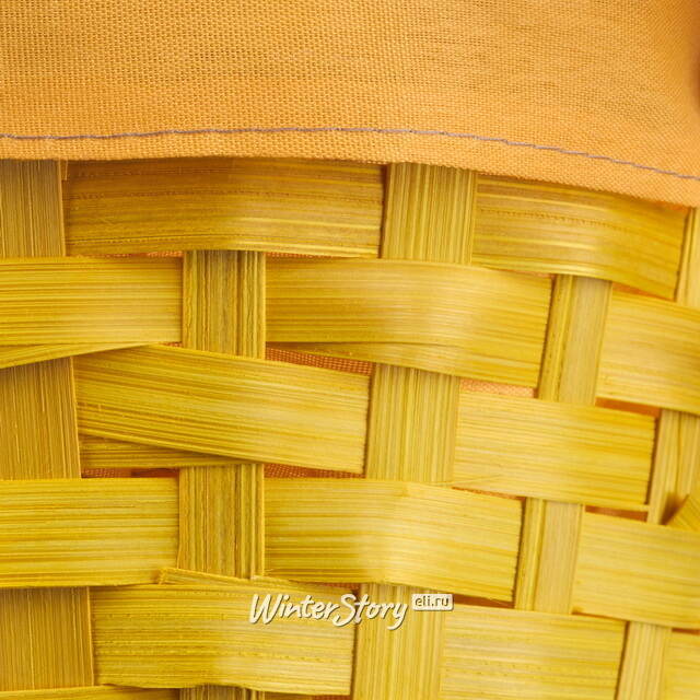 Декоративная корзина Симпл 21*9 см желтая Koopman