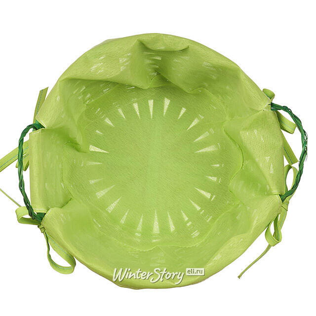 Декоративная корзина Simple 21*9 см зеленая Koopman